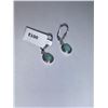 Image 2 : Sterling Silver Sakota Emerald Earrings