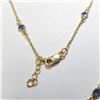 Image 3 : Silver Blue Sapphire 16 Inch Necklace - Retail Value $500.00