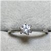 Image 1 : Silver Cubic Zirconia Princes Cut Solitaire Ring Suggested Retail Value $80.00