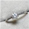 Image 2 : Silver Cubic Zirconia Princes Cut Solitaire Ring Suggested Retail Value $80.00