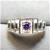 Image 1 : Mens Silver Amethyst ring Suggested Retail Value $360.00