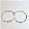 Image 1 : Silver Hoop earrings  Suggested Retail Value $40.00