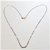 Image 1 : 18K Rose Gold 16 inch necklace Suggested Retail Value $320.00