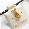 Image 2 : 10K Yellow Gold Citrine Pendant (~Size 0) (~length 0 inches), Suggested Retail Value $160
