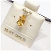 Image 3 : 10K Yellow Gold Citrine Pendant (~Size 0) (~length 0 inches), Suggested Retail Value $160