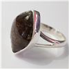Image 2 : Silver Canadian Ammolite Ring (~Size 5.5)(Ring is resizable for $40) (~length 0inches) (~weight 3.3g