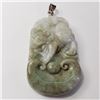 Image 1 : Silver Jadeite Pendant (~Size 0) (~length 0inches), Suggested Retail Value $200 (Estimated Selling P