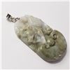 Image 2 : Silver Jadeite Pendant (~Size 0) (~length 0inches), Suggested Retail Value $200 (Estimated Selling P