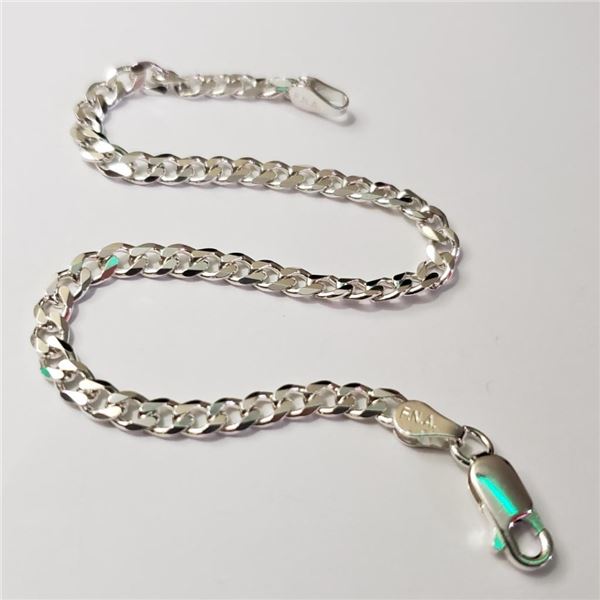 Silver Bracelet (~Size 0) (~length 7.5inches) (~weight 4.95g), Suggested Retail Value $140