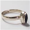 Image 2 : Silver Iolite Ring (~Size 8)(Ring is resizable for $40) (~length 0inches), Suggested Retail Value $1