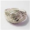Image 1 : Silver Ring (~Size 7)(Ring is resizable for $40) (~length 0inches) (~weight 3.84g), Suggested Retail