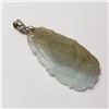 Image 2 : Silver Jadeite Pendant (~Size 0) (~length 0inches), Suggested Retail Value $200 (Estimated Selling P