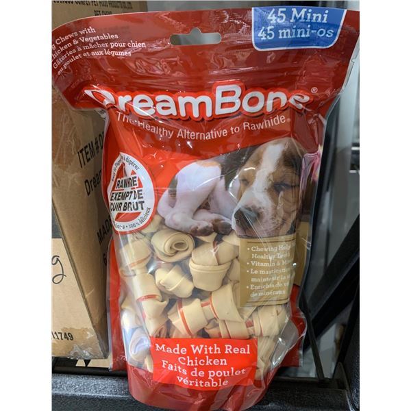 CASE LOT - Dream Bone Dog Treats 3 x 720g