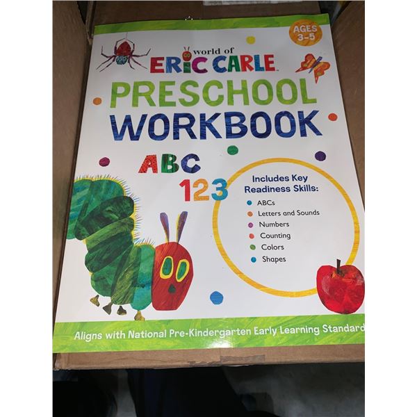 CASE LOT - Preschool Work Book Age 3 - 5 (24ct)