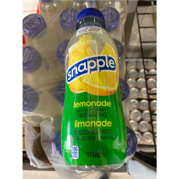 CASE LOT - Snapple Lemonade 12 x 473ml