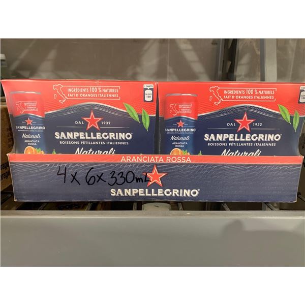 CASE LOT - Sanpellegrino Aranciata Rossa 4 x 6 x 330ml