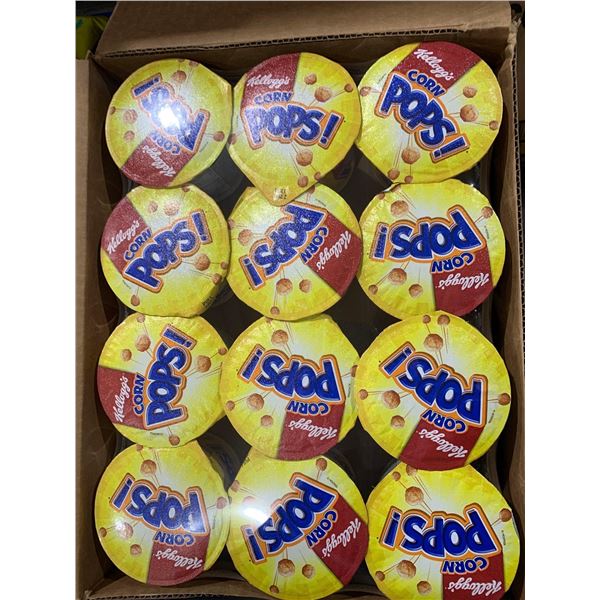 CASE LOT - Kellogg's Corn Pops In A Cup 4 x 600g