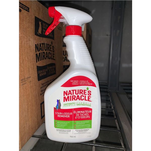 CASE LOT - Nature's Miracle Stain & Odour Remover 4 x 32oz