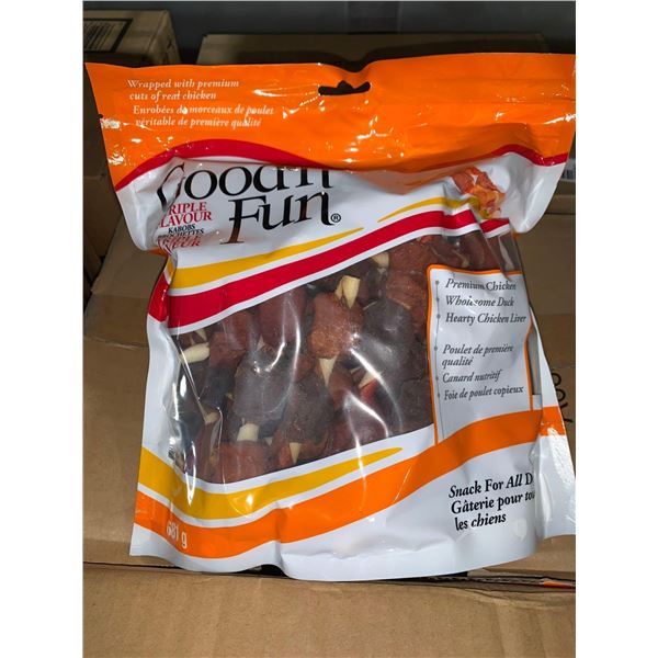CASE LOT - Good n' Fun Kabob Triple Flavour Dog Treats 3 x 681g