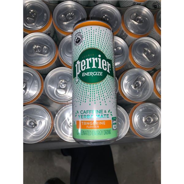 CASE LOT - Perrier Caffeine & Yerba Mate Tangerine 24 x 330ml