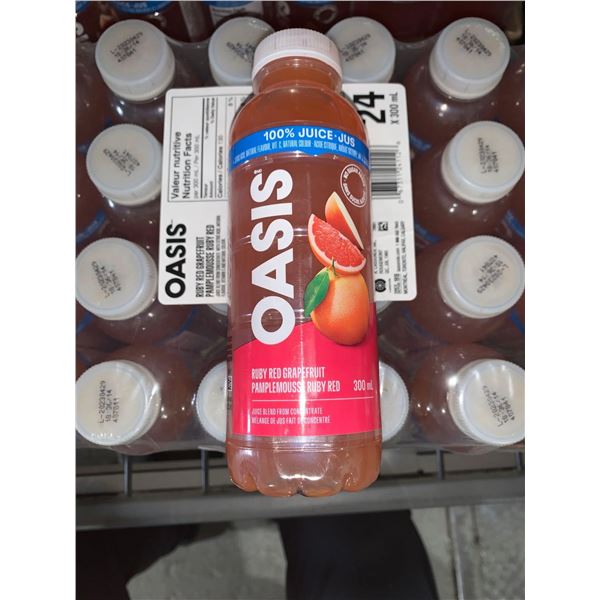 CASE LOT - Oasis Ruby Red Grapefruit 24 x 300ml