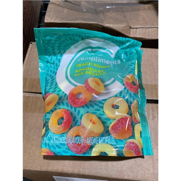 CASE LOT - Peach Rings 12 x 125g