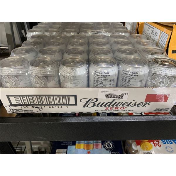 CASE LOT - Budweiser Zero 4 x 6 x 355ml