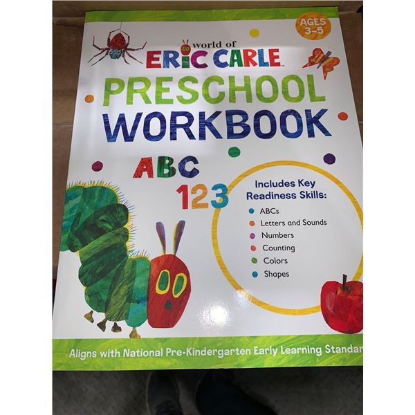 CASE LOT - PreSchool Workbook Ages 3-5 24ct