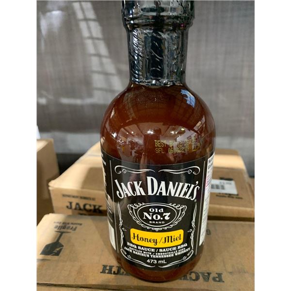 CASE LOT - Jack Daniel's Honey BBQ Sauce 6 x 473ml