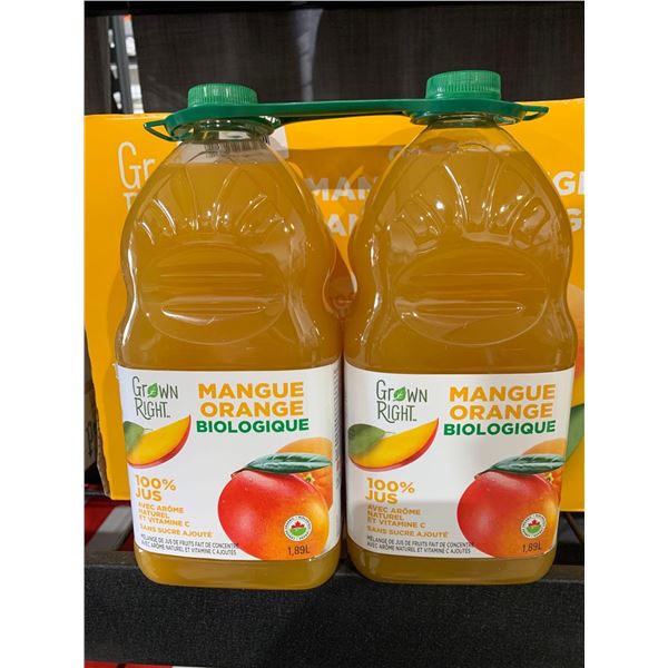 CASE LOT - Organic Mango Orange Drink 8 x 1.89L