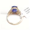 Image 4 : 10K Yellow Gold Tanzanite(3.5ct) Ring (~Size 5.5) (~weight 3.19g), Appraised Retail $2655