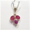 Image 1 : 14K Yellow Gold Ruby(2.2ct) Diamond(0.04ct) Pendant (~Size 0) (~length 0 inches) (~weight 0.9g), App