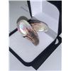 Image 2 : Natural Pearl Baroque cultured .925 Silver Ladies Ring with appraisal certificate $1200.00