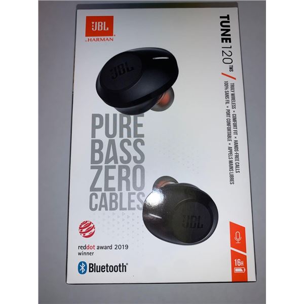 JBL Tune 120 Pure Bass Ear Buds NEW