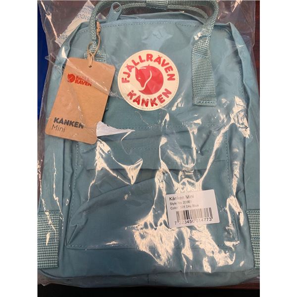 NEW Fjallraven Kanken Sky Blue Mini Backpack