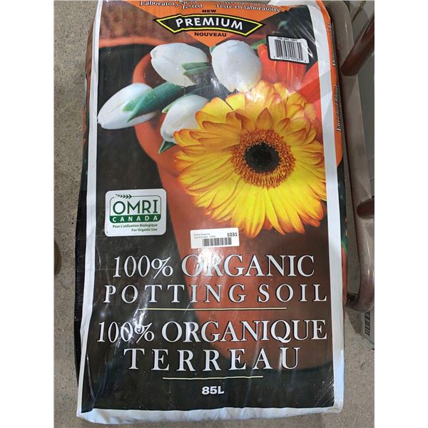 Premium 100% Organic Potting Soil 85L