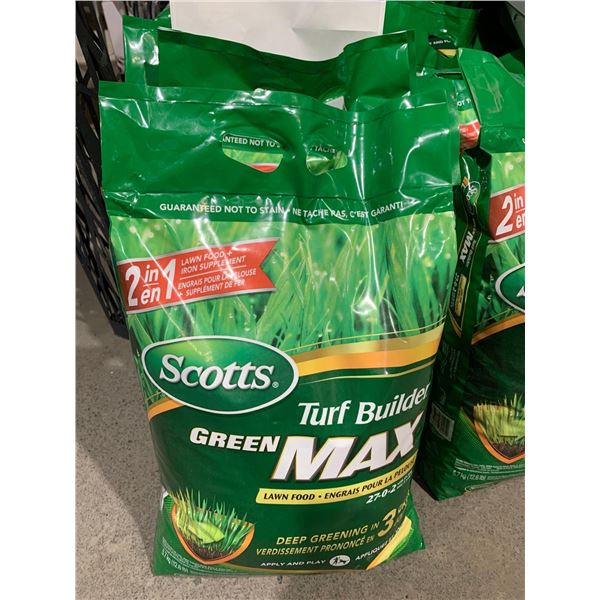 Scotts Turf Builder Green MAX Lawn Food- 12.6 Lbs