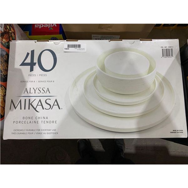 Mikasa Alyssa 40 Piece Bone China Service for 8 Dinnerware