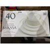 Image 1 : Mikasa Alyssa 40 Piece Bone China Service for 8 Dinnerware