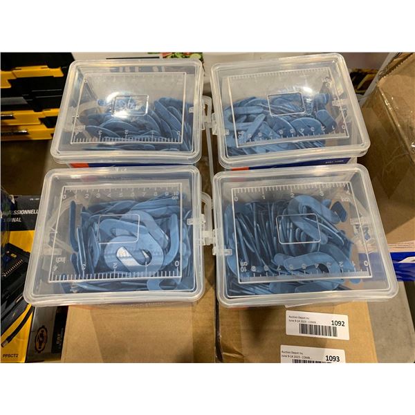 Capitol 1/16" Horseshoe TILE Shims 200 pcs x 4