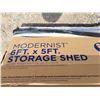 Image 2 : Modernist 6ft x 5 ft Storage Shed FLOOR MODEL