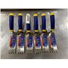 Image 1 : 1/4" Sq Notch Margin Trowel 6"x2" Lot of 6