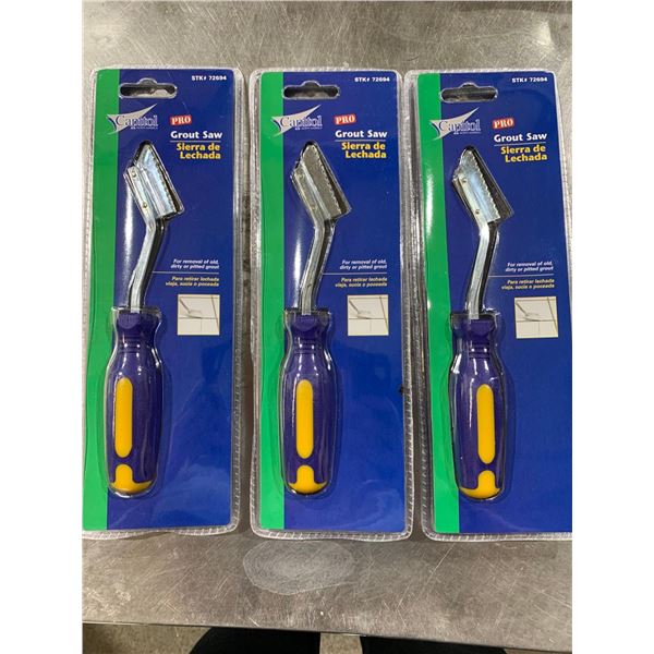 Capitol Grout Saw Lot of 3