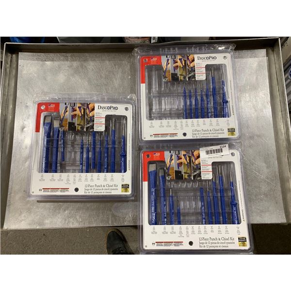 DascoPro Punch & Chisel Kit Set of 3 AS IS