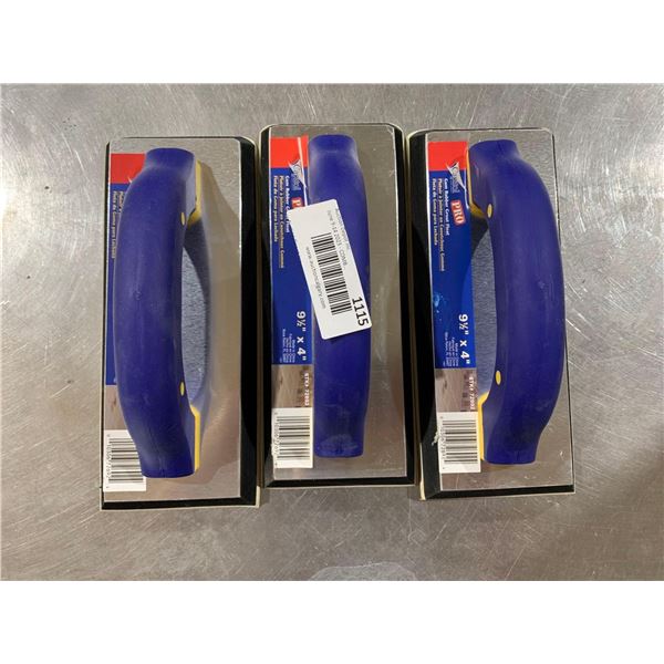 Capitol Gum Rubber Grout Float 9 1/2" x 4" Lot of 3