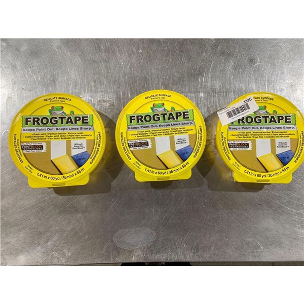 Frog Tape 1.41" x 60yd Lot of 3