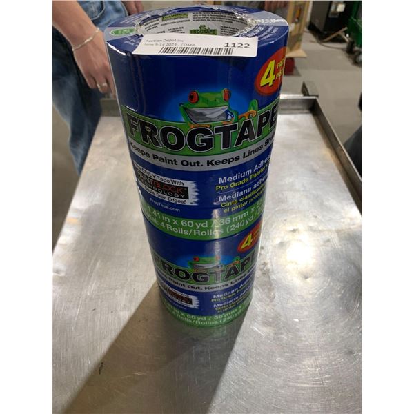 Frog Tape Medium Adhesive Painter Tape 1.41"x60yd  lot of 4