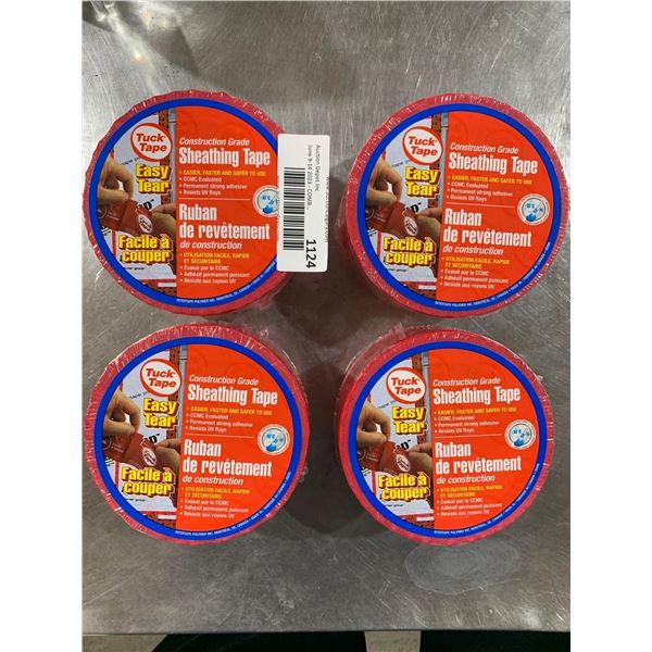 Tuck Tape Construction Sheathing Tape Lot of 4