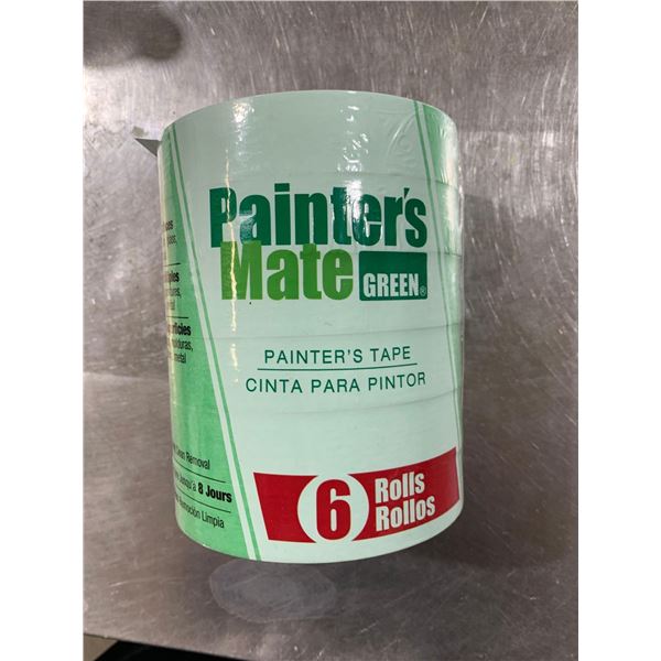 Painter's Mate Green Tape 1.41"x60yd Lot of 6