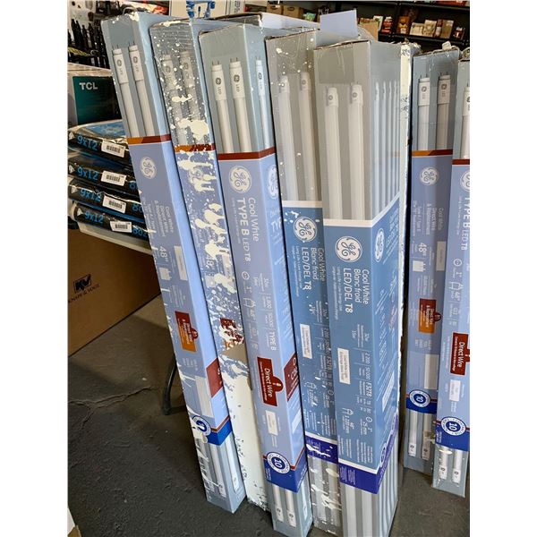 GE Cool White Type B LED T8 Direct Wire 1" Tube Lights 10pack x 5boxes